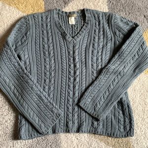 Jcrew Vneck Cotton Sweater